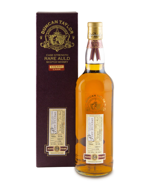 Port Dundas 1973 34 Years Old Cask No 128317 Single Grain Whisky by Duncan Taylor