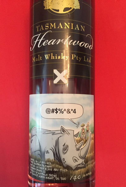 Heartwood @#$%^&*4 Lark ex-Bourbon Cask Strength Tasmanian Malt Whisky - Historic