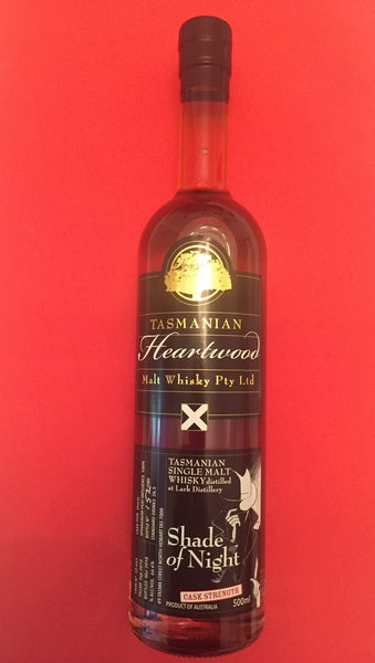 Heartwood Shade of Night ex-Lark Cask Strength Tasmanian Malt Whisky - Historic
