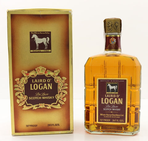 White Horse - Laird O'Logan De Luxe Scotch Whisky 1970s