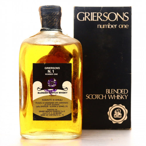 Grierson's No 1 Blended Scotch Whisky with Box