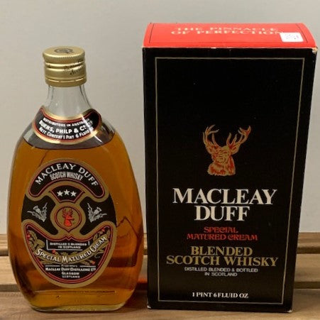 Macleay Duff Special Matured Cream blended Scotch whisky 1960’s