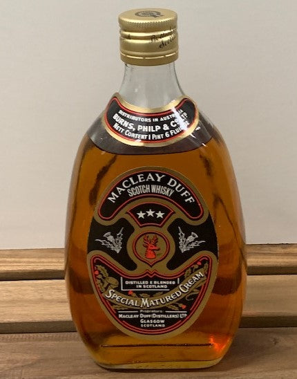 Macleay Duff Special Matured Cream blended Scotch whisky 1960’s
