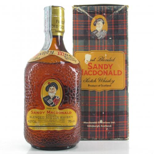 Sandy Macdonald Special Blended Scotch Whisky 1980s with box