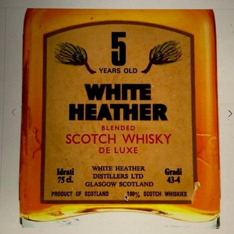 White Heather 5 Years Old 1970s