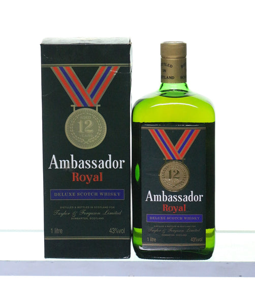 Ambassador Royal 12 Years Old 1980s 1 Litre