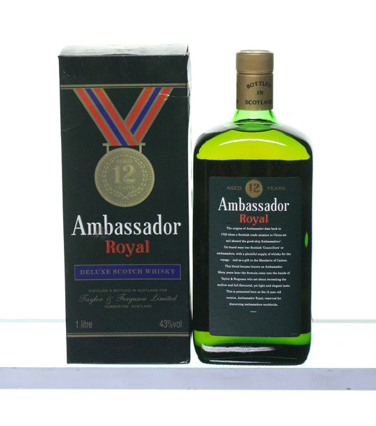 Ambassador Royal 12 Years Old 1980s 1 Litre