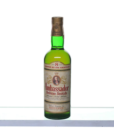 Ambassador Deluxe 8 Years Old Blended Scotch Whisky 1980s