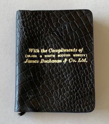 James Buchanan ‘Black & White’ 1936 Pocket Diary
