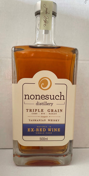 Nonesuch ND37 ex Red Wine Triple Grain Tasmanian Whisky – Historic