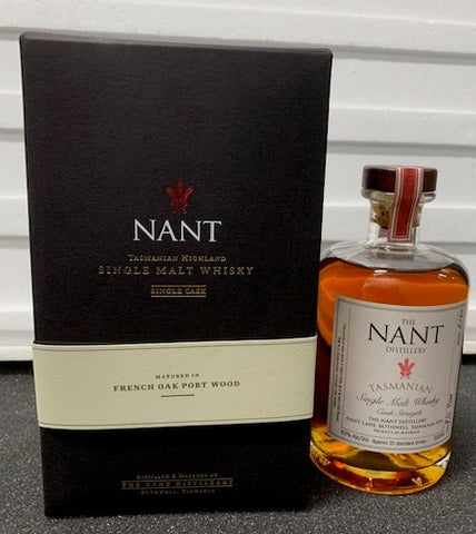 Nant French Oak Port Wood Cask Strength 2013 Tasmanian Single Malt - Historic