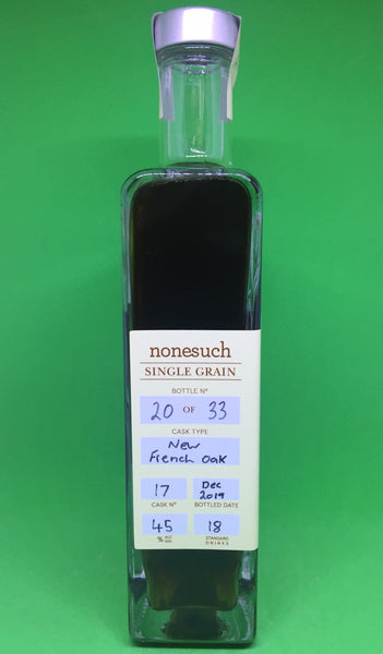 Nonesuch Cask17 Single Cask Tasmanian Single Grain Whisky – Historic