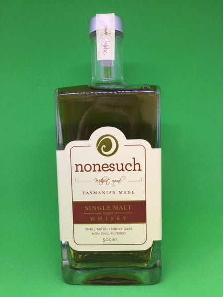 Nonesuch Cask 4 ex Bourbon Cask Strength Tasmanian Made Single Malt Whisky - Historic