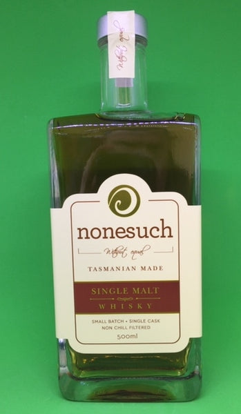 Nonesuch Cask 3 ex Bourbon Tasmanian Made Single Malt Whisky - Historic