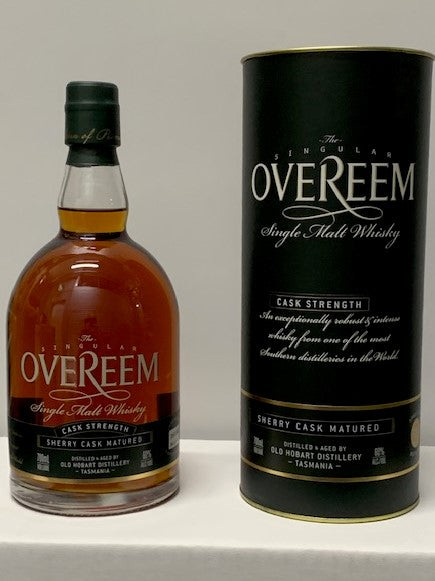 Overeem 2015 Cask Strength 60% Sherry Cask Tasmanian Single Malt Whisky OHD-093 - Historic