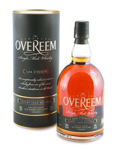 Overeem 2013 Cask Strength Sherry Cask Matured 60% Tasmanian Single Malt Whisky OHD-042 - Historic
