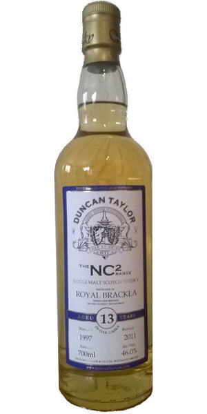 Royal Brackla 1997 13 Year Old NC2 Series Single Highland Malt by Duncan Taylor