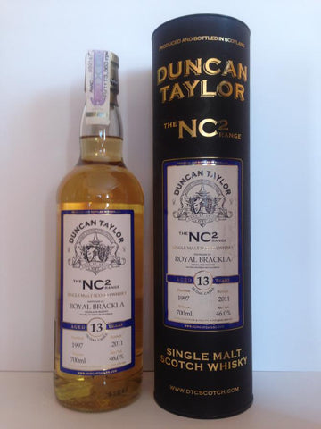 Royal Brackla 1997 13 Year Old NC2 Series Single Highland Malt by Duncan Taylor