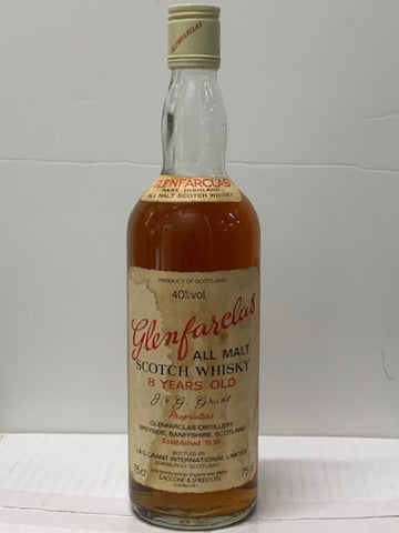 Glenfarclas 8 Years Old All Malt Scotch Whisky 1970s