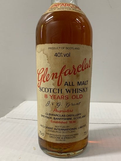 Glenfarclas 8 Years Old All Malt Scotch Whisky 1970s