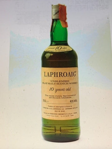 Laphroaig 1970’s 10 Year Old Unblended Single Malt Whisky
