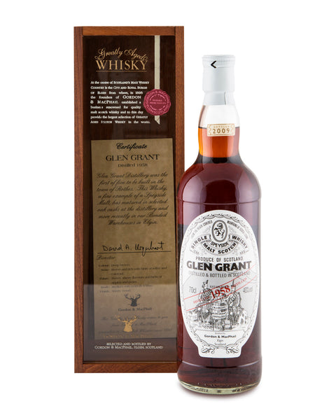 Glen Grant 1958 50 Years Old by Gordon and MacPhail
