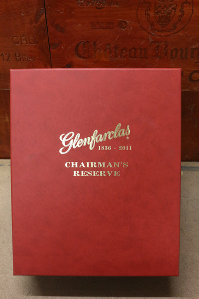 Glenfarclas Chairman's Reserve with Glencairn Glass and Jug