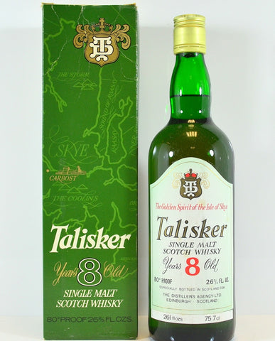 Talisker 8 Year Old 1970s Highland Malt Whisky (located in the United Kingdom)