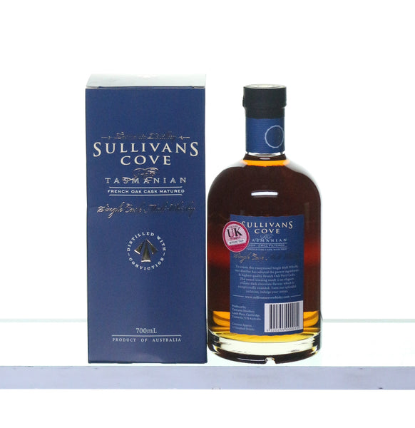 Sullivans Cove French Oak Cask Matured Tasmanian Whisky bottled 2014 - Historic