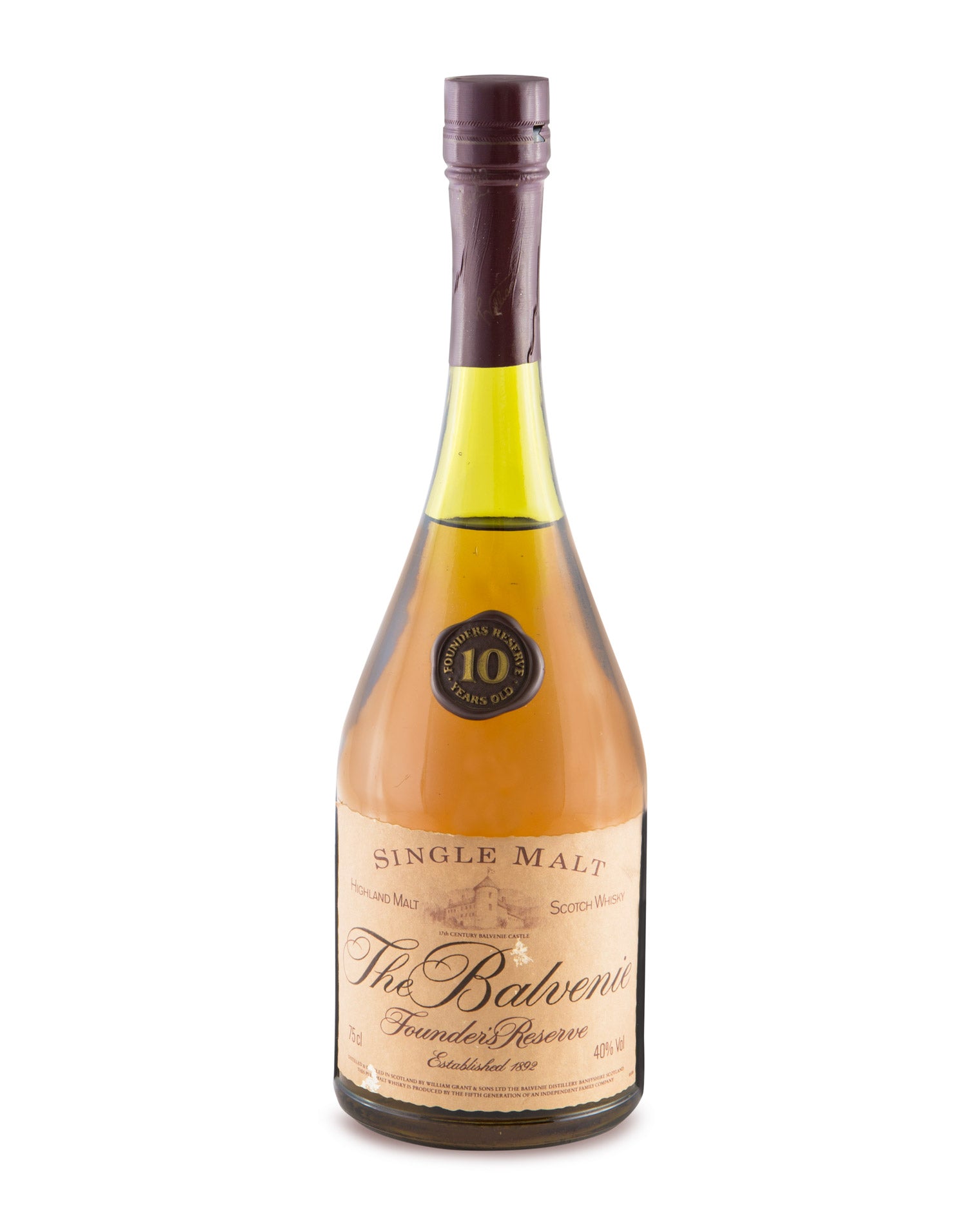 The Balvenie Founder's Reserve 10年 20cl Balvenie Founder's Reserve 10 Year Old Single Malt Scotch